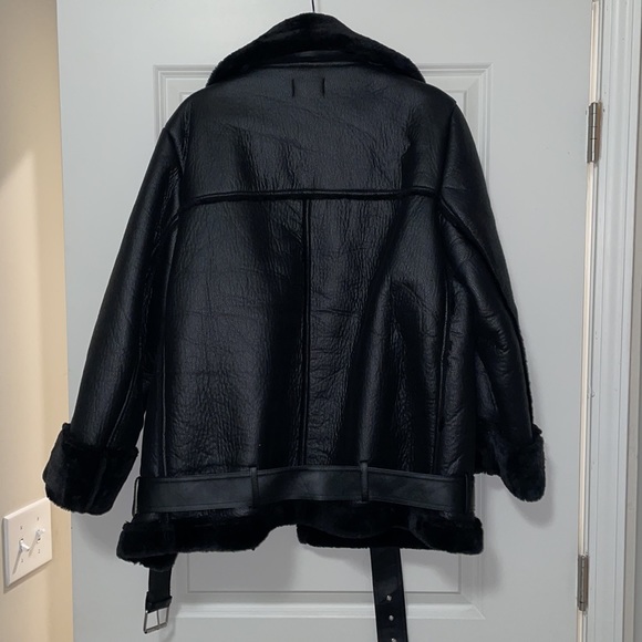 Pretty Little Thing biker style coat - Picture 4 of 4